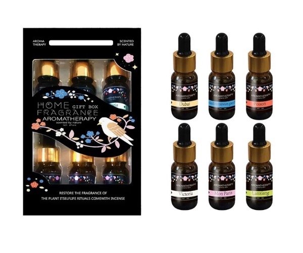 Producto - SET 6 ESENCIAS BASE ACEITE 6-10ML DC-68