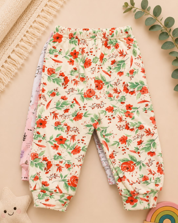 Producto - PANTALON CON PUÑO ESTAMPADO DE ALGODON BEBA - 2