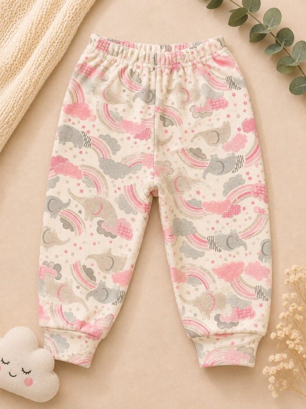 Producto - PANTALON CON PUÑO ESTAMPADO DE ALGODON BEBA - 10