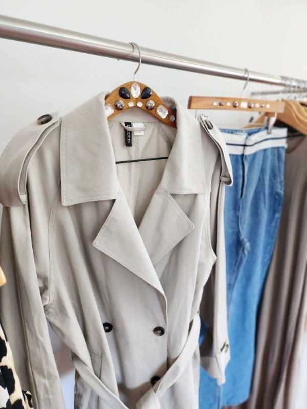 Producto - Trench oversize corto HyM