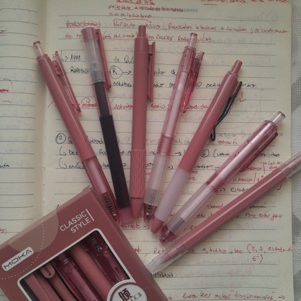 Producto - Set x6 lapiceras + resaltador