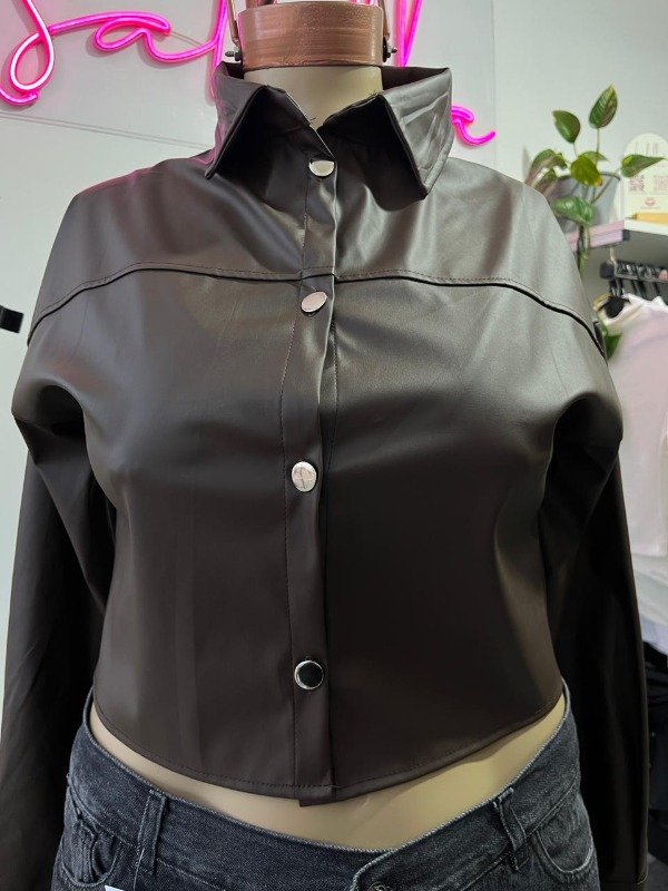 Producto - Chaqueta Luna engomada crop