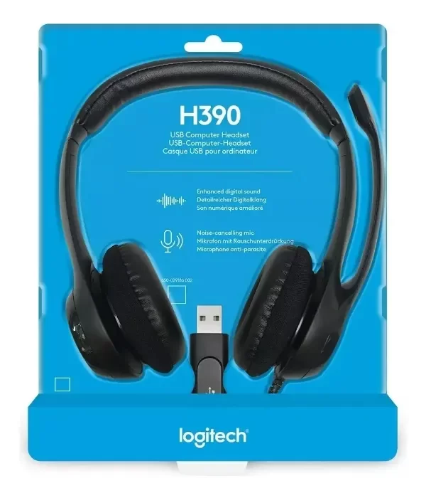 Producto - Auriculares Logitech H390 Con Micrófono Usb
