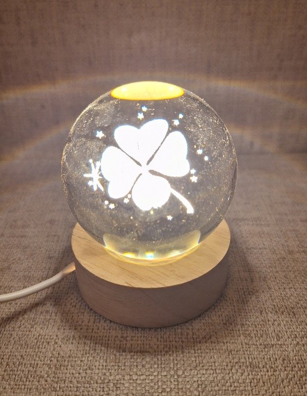 Producto - Lampara cristal redonda