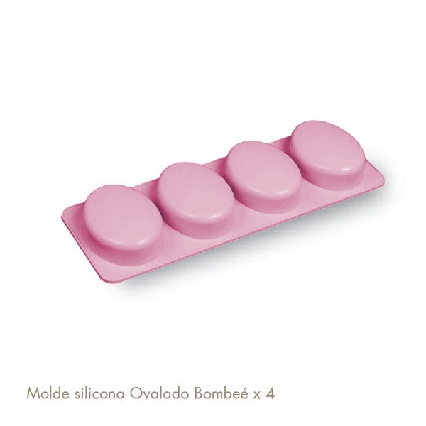 Producto - Molde silicona Ovalados Bombeé x 4