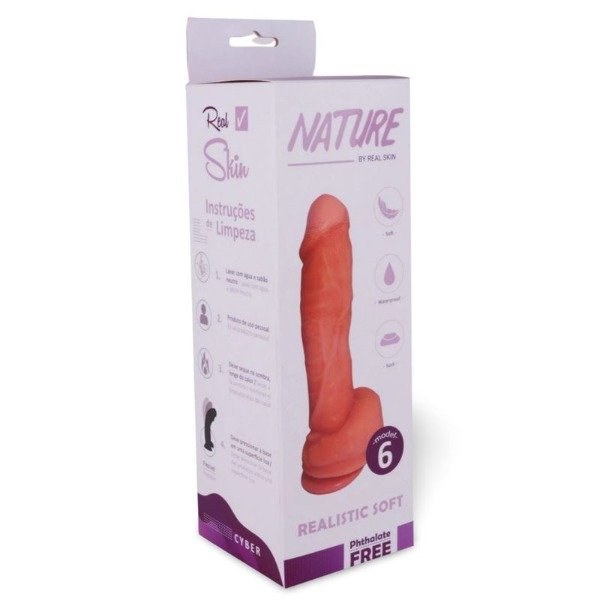 Producto - Dildo Nature Nude N 6 - REAL SKIN - 2