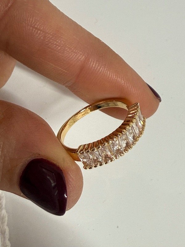 Producto - ND59 Anillo con piedras cubik
