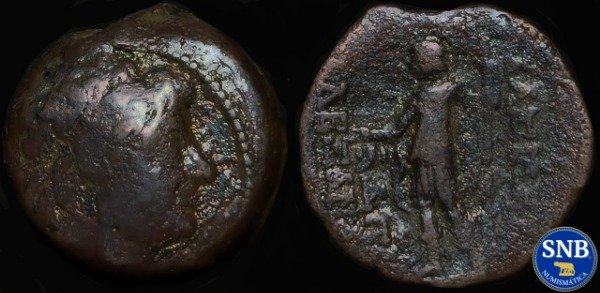 Producto - Reino Seléucida - Unidad de bronce de Alejandro II Zebinas - Dionysos