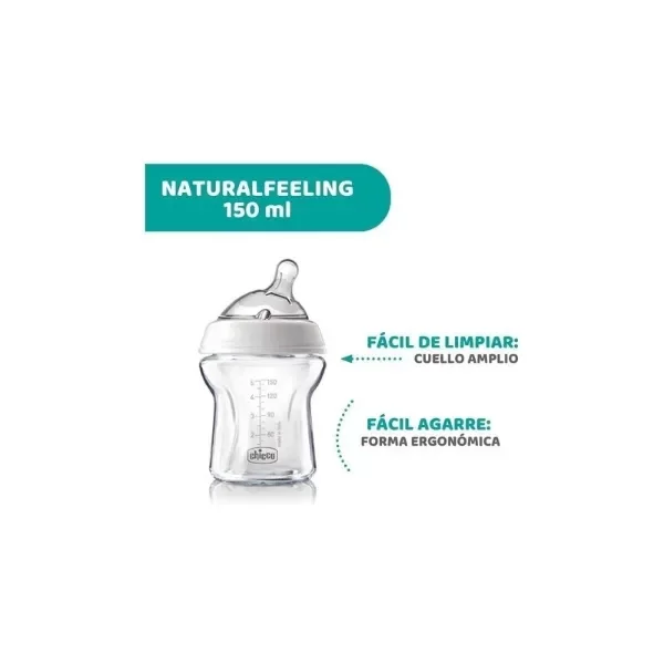 Producto - Chicco - Mamadera Vidrio x 150 - 2