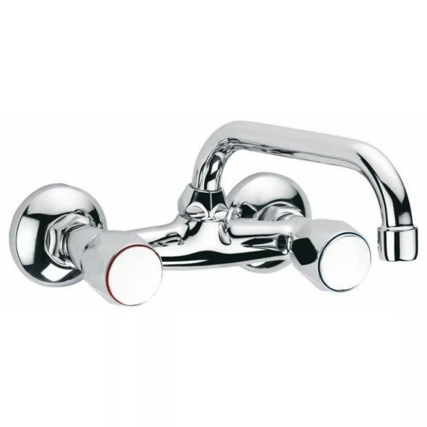 Producto - Griferia Cocina Mezcladora De Pared Pico U 20cm