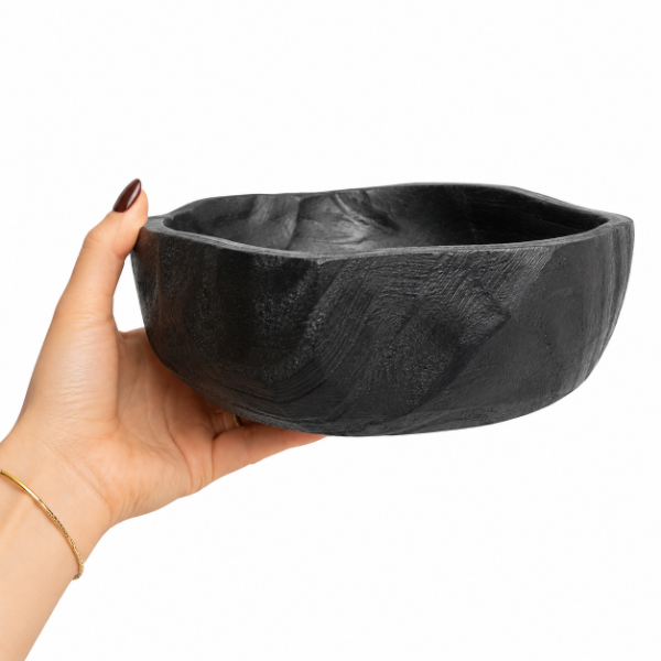 Producto - CUENCO MADERA NATURAL NIDO NEGRO - 1