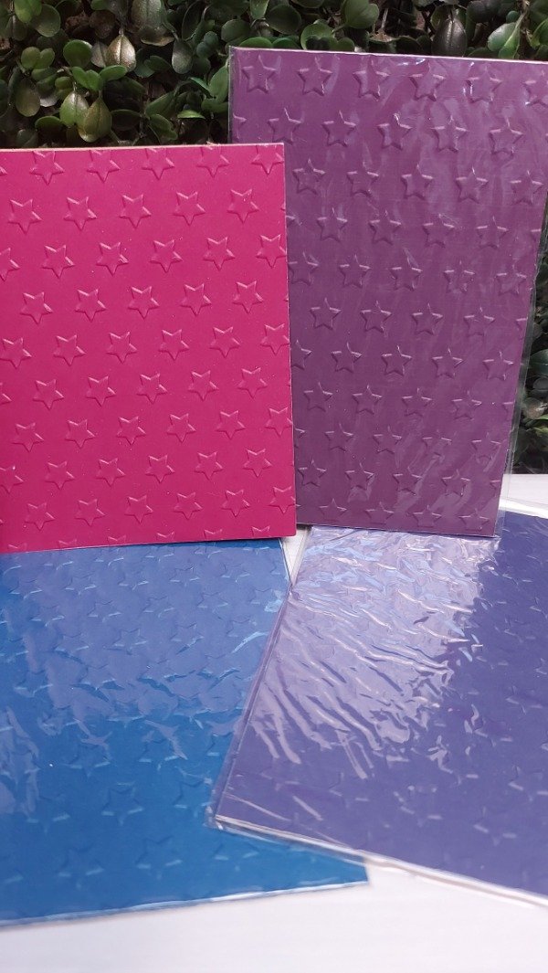 Producto - Tarjetones 10x15 texturados ESTRELLA x5u