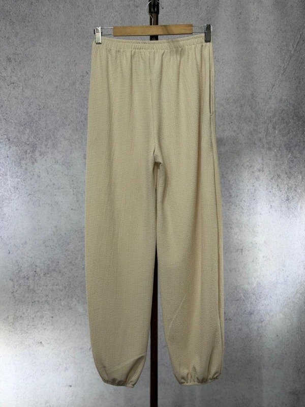 Producto - PANTALON BAGGY CREMA HAWAII CON ELASTICO - 2