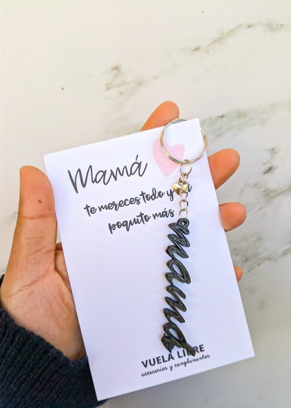 Producto - Llavero mamá frase