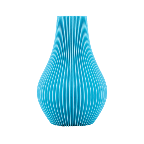 Producto - Florero Acanalado - Jarrón Decorativo para Flores Secas (19 cm) - 0