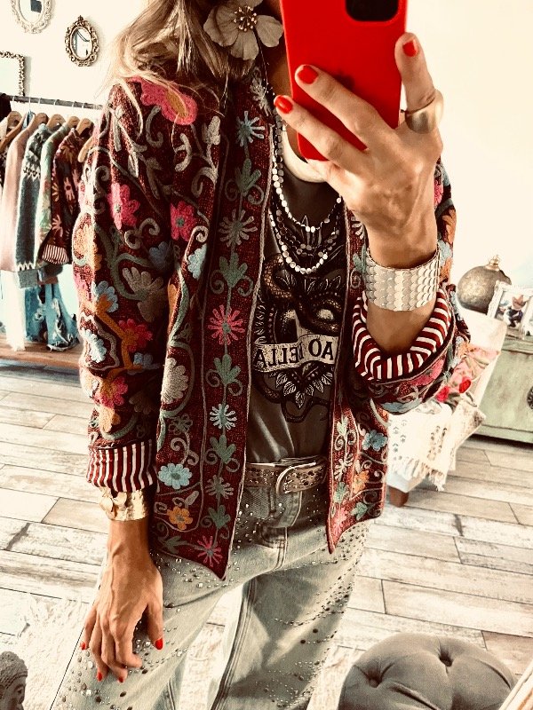 Producto - Chaqueta holi bordo