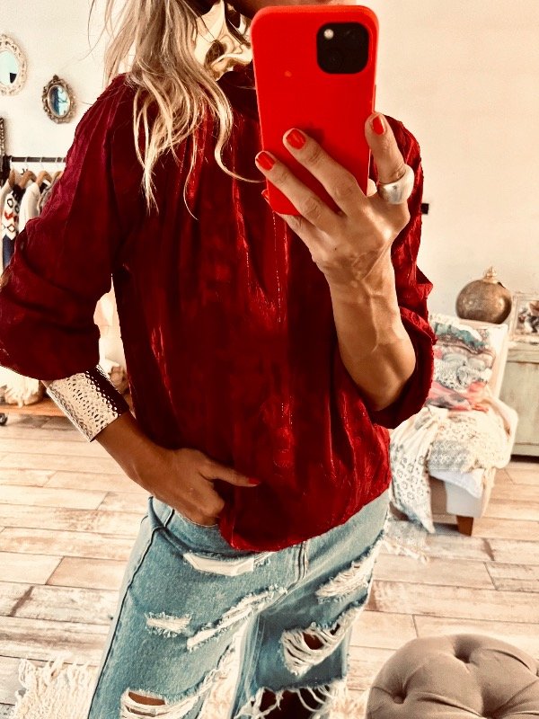 Producto - Blusa Milán bordo