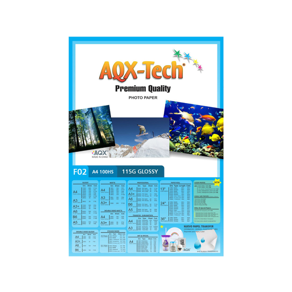 Producto - Papel fotográfico 115g AQX