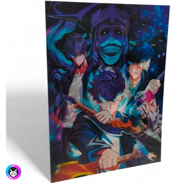 Producto - Poster lenticular A3  "SOLO LEVELING"