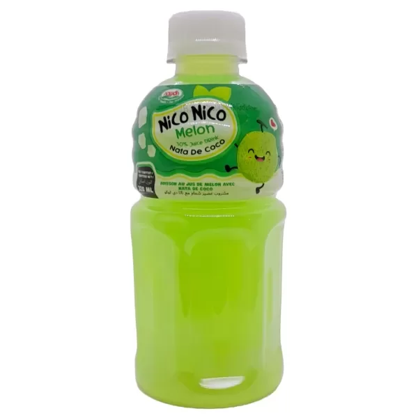 Producto - JUGO DE MELÓN NICO NICO CON TROZOS DE NATA DE COCO 320 ML.