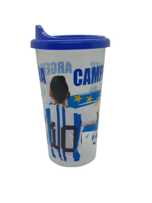 Producto - VASO CON TAPA CAFÉ 01FUTBOL020