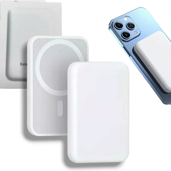 Producto - Cargador Portatil Power Bank Inalambrico Magnetico 10400mAh