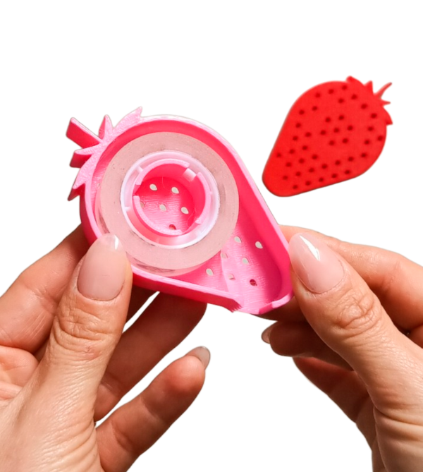 Producto - Dispensador De Cinta Adhesiva Versión Frutilla