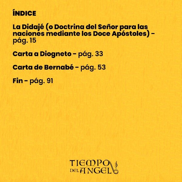 Producto - PADRES APOSTÓLICOS - LA DIDAJÉ / CARTA A DIOGNETO / CARTA DE BERNABÉ - 1
