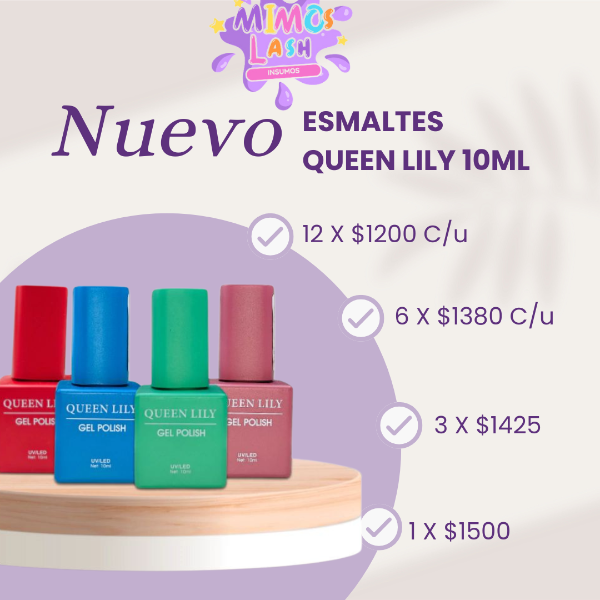 Producto - ESMALTES QUEEN LILY 10ML