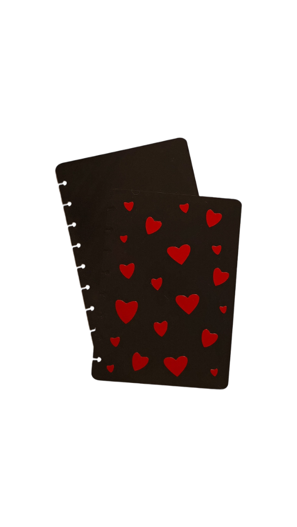 Producto - Tapas A5 P/ Cuaderno De Disco Inteligente Infinito - Corazones