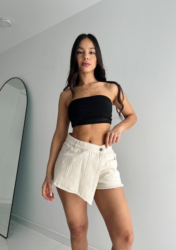 Producto - Short-pollera beige (SP12)