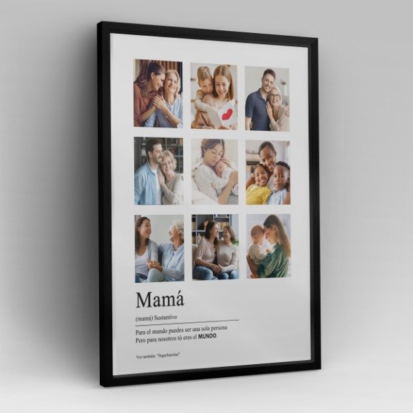 Producto - Cuadro Día de la Madre #2 Con tus Fotos