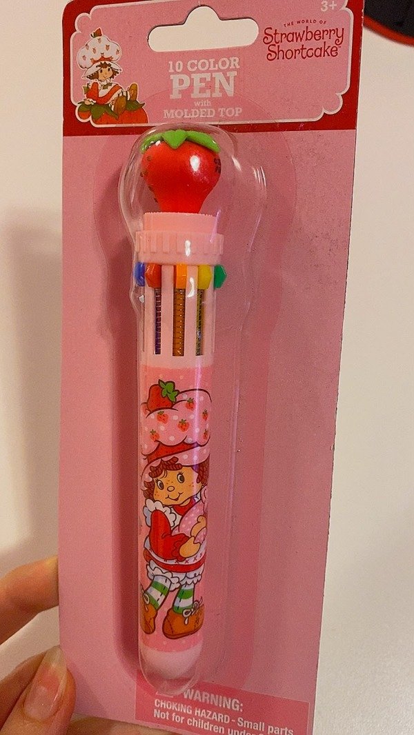 Producto - Lapicera Frutillitas 10 Colores Original