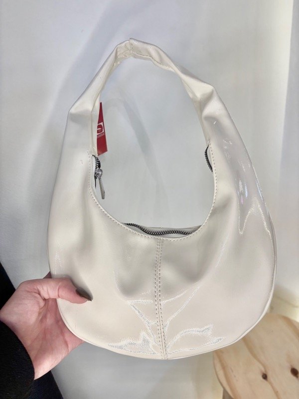 Producto - Mini bag charol blanco
