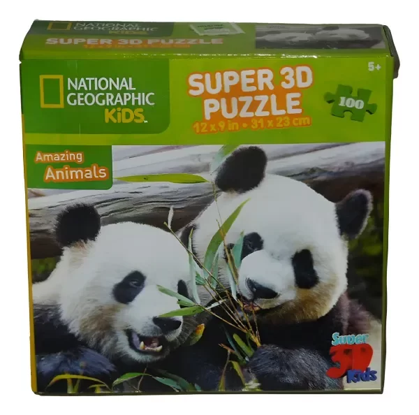 Producto - National Geographic Rompecabezas 3d 100 Piezas Oso Panda