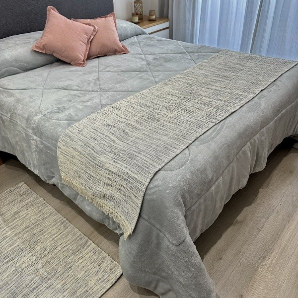 Producto - Pie de Cama Crudo y negro