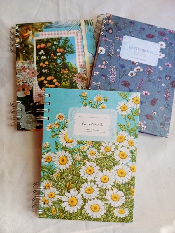Producto - Cuaderno A5 Flores manzanilla - 0