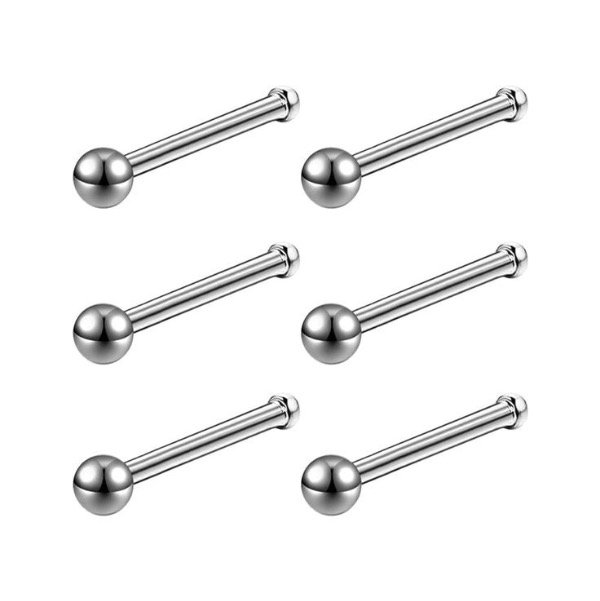Producto - Piercing nariz recto bolita