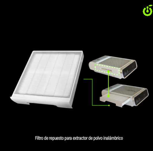 Producto - Filtro repuesto para extractor de polvo modelo BH003330/BH018031