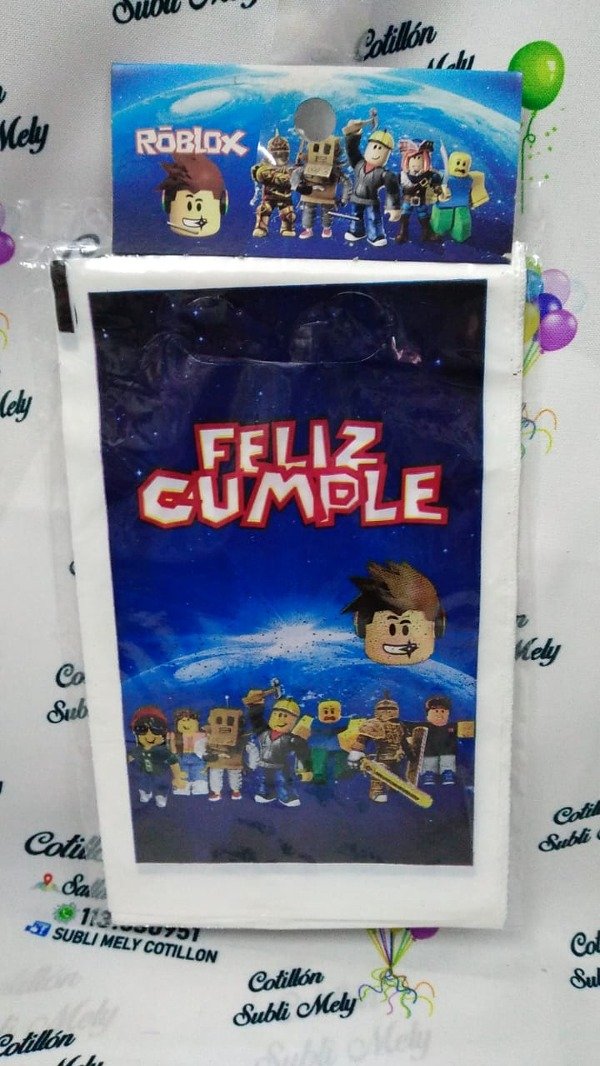 Producto - BOLSITAS DE NYLON DE ROBLOX x10