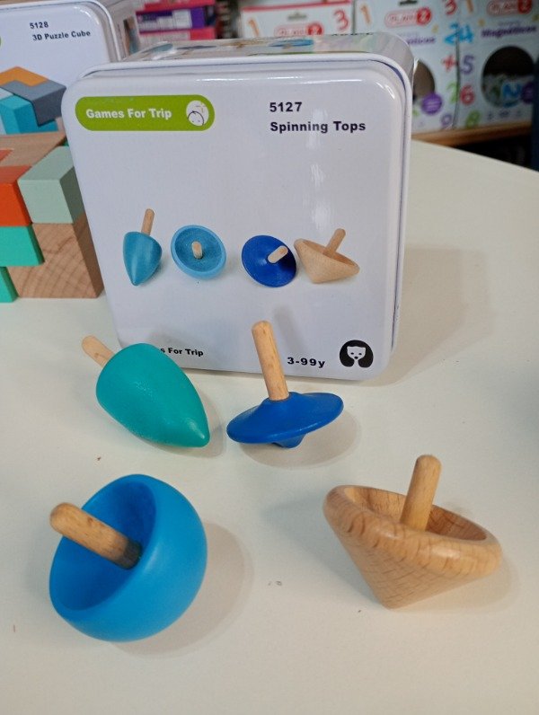 Producto - Trompos de madera en lata - 0