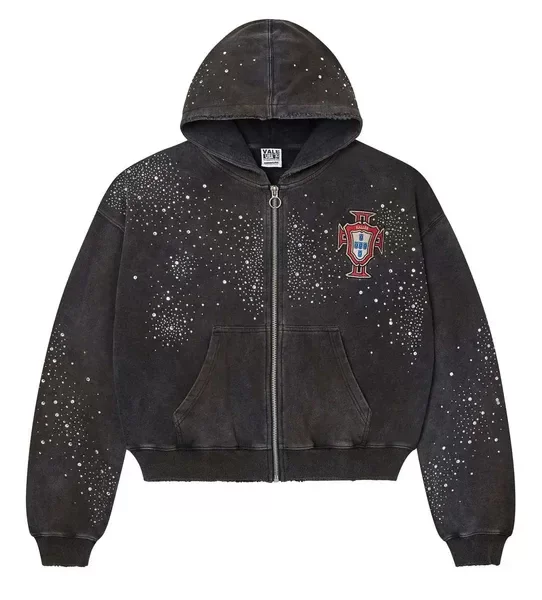 Producto - VALE FOREVER CLASSICO ZIP HOODIE PLUTO(BLACK)
