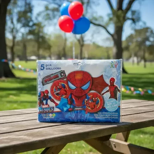 Producto - Set 5 globos spiderman - 0