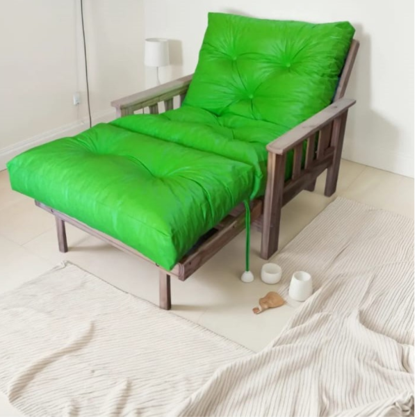 Producto - Colchon de futon 120x80 Eco Cuero con piecero