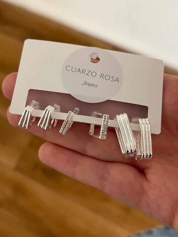 Producto - Trio de Argollas Cubic