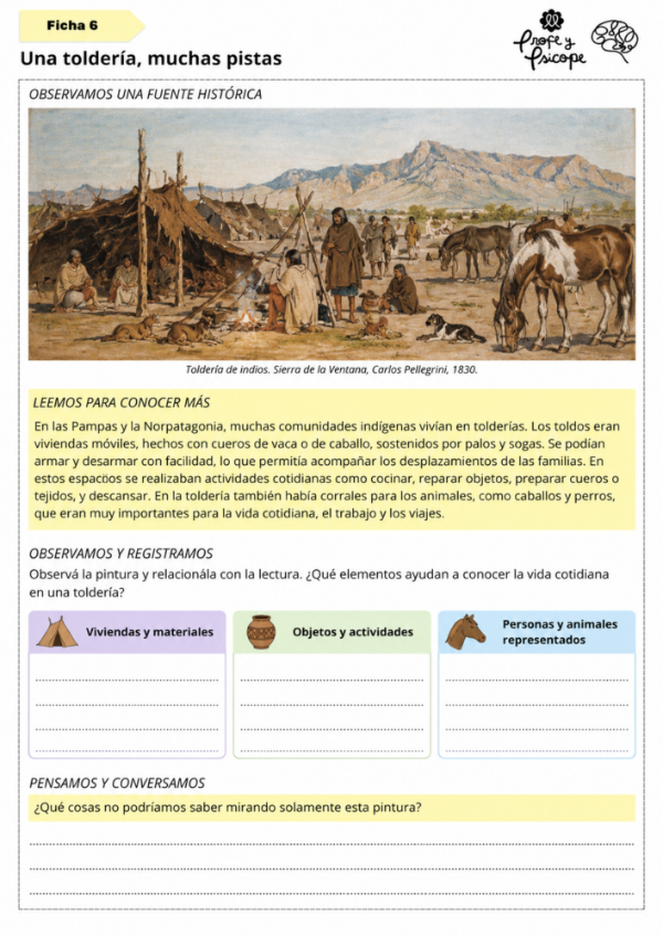 Producto - RELACIONES ENTRE LAS SOCIEDADES INDÍGENAS E HISPANO-CRIOLLA 6to GRADO - 3