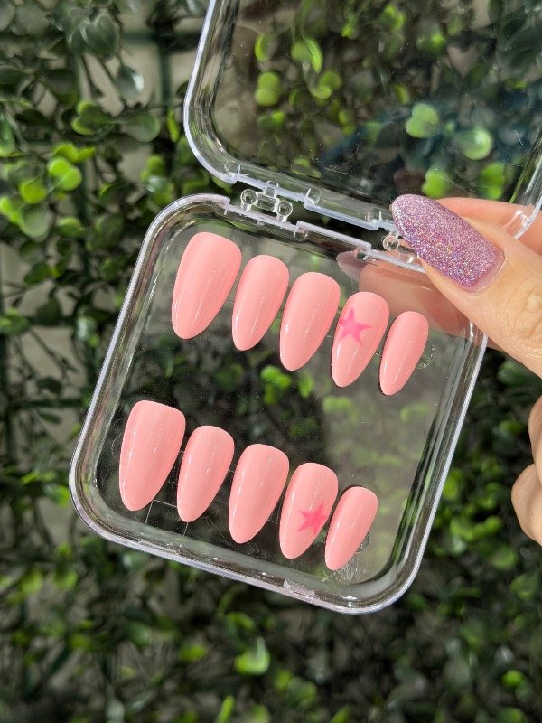 Producto - Uñas Rosa Pastel Star