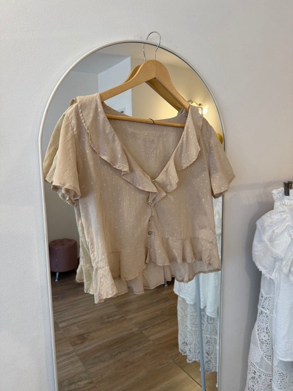 Producto - Blusa Marlene con destellos dorados