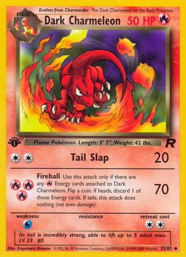 Producto - Dark Charmeleon (32/82) [Team Rocket 1st Edition]