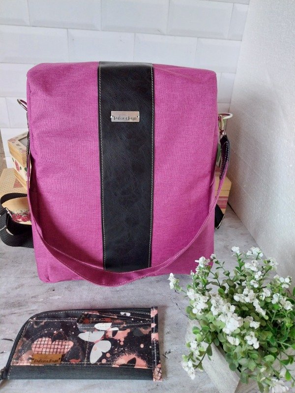 Producto - Mochila viajera Cordura Melange Fucsia